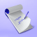 Bloco Personalizado com Folhas Brancas