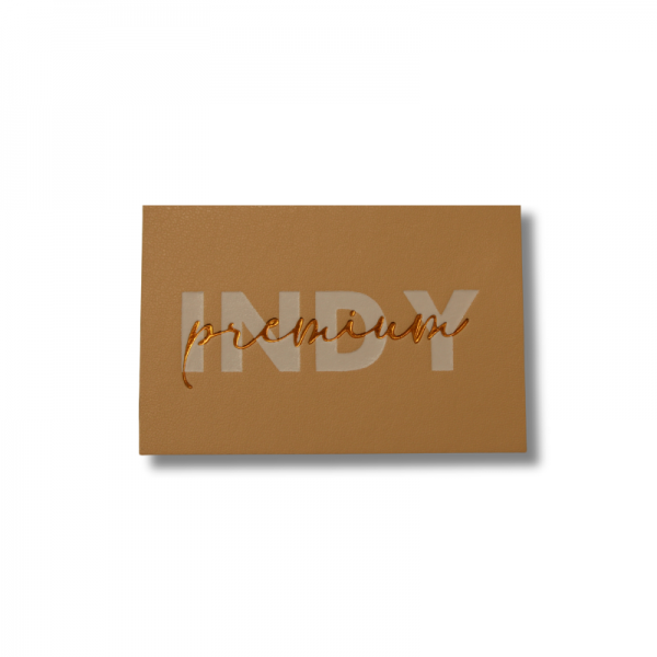 Etiqueta de Pu com Hot Stamping 2 Cores 4x6