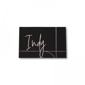 Etiqueta de Pu com Foil 1 Cor 4x6 PU Capadócia 4 x 6cm 1 Cor  Hot Stamping 