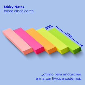 Sticky Notes Post-it Coloridos  76X15MM    